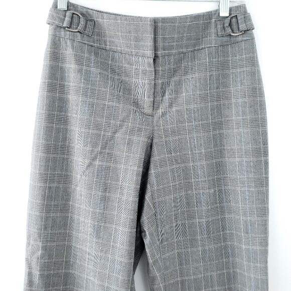 Style & Co Black Plaid Work Pants Trousers 4P Career Trousers Petite - Picture 7 of 7
